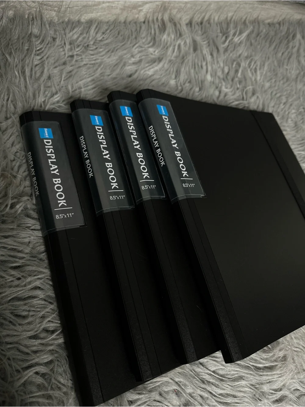 Set of Black Display Books (4 Pack)